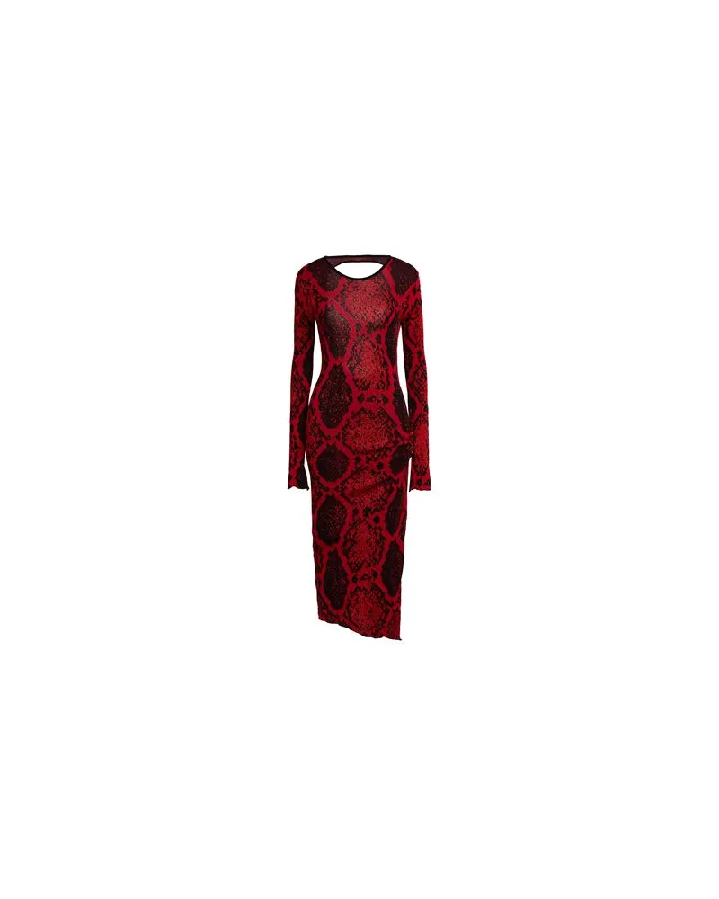 ATTICO KLEIDER - Midi-Kleiderauf YOOX.COM Rot