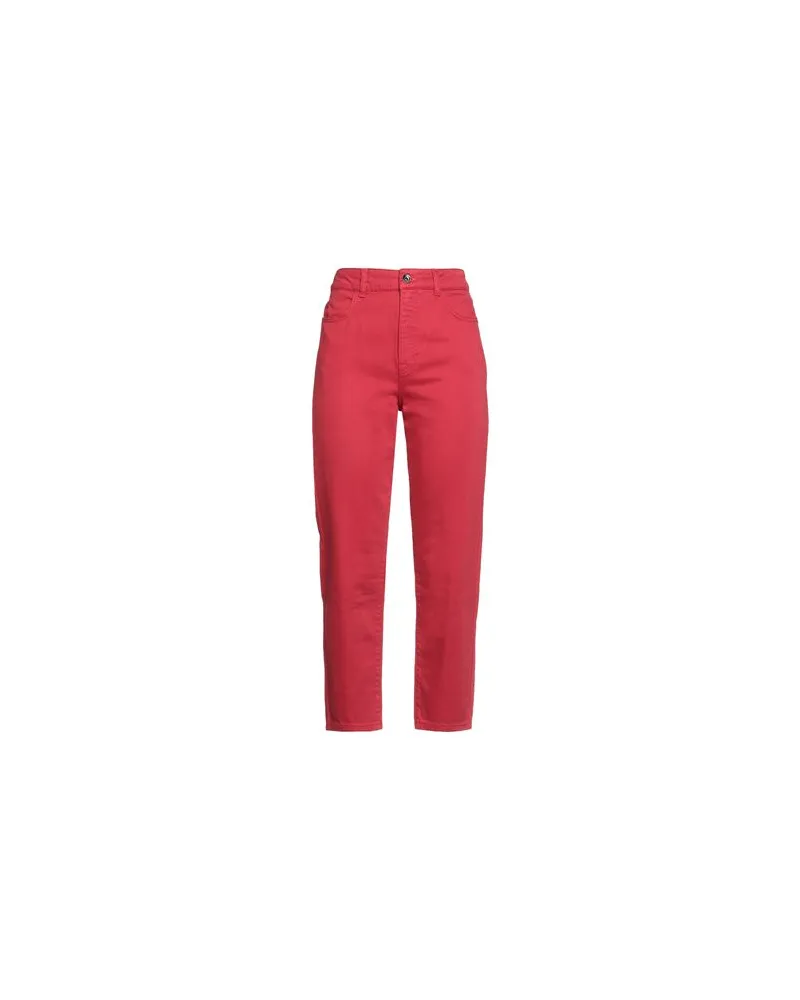 Patrizia Pepe HOSEN & RÖCKE - Jeanshosenauf YOOX.COM Rot