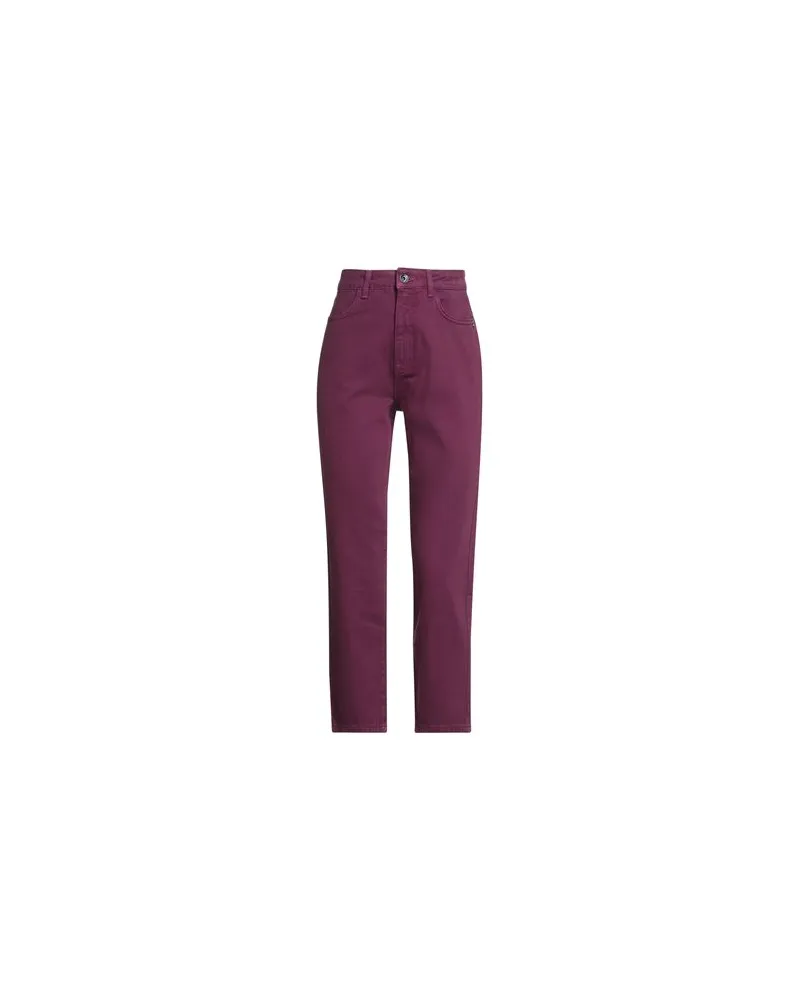 Patrizia Pepe HOSEN & RÖCKE - Jeanshosenauf YOOX.COM Pflaume