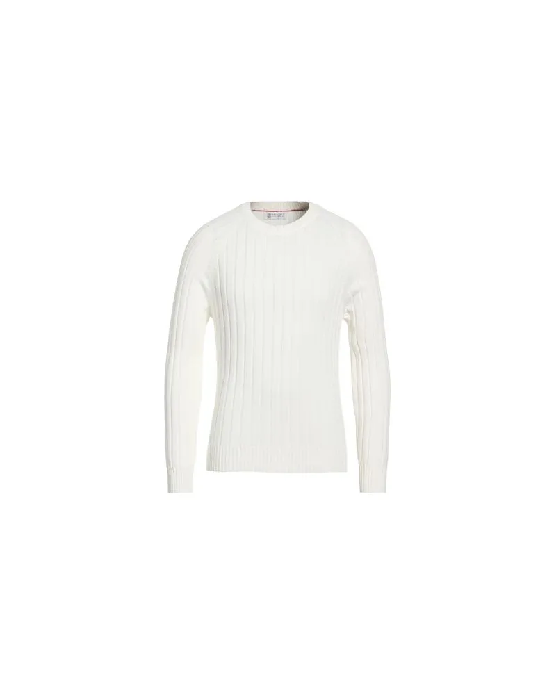 Brunello Cucinelli STRICKWAREN - Pulloverauf YOOX.COM Elfenbein