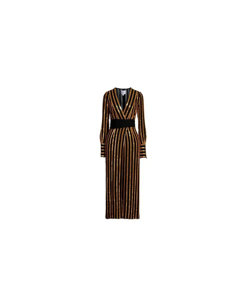GALVAN KLEIDER - Maxi-Kleiderauf YOOX.COM Schwarz