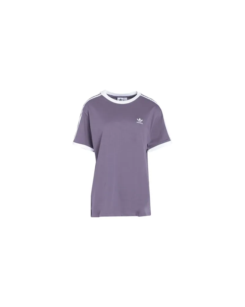 adidas 3 STRIPES TEE  - TOPS - T-shirtsauf YOOX.COM Violett