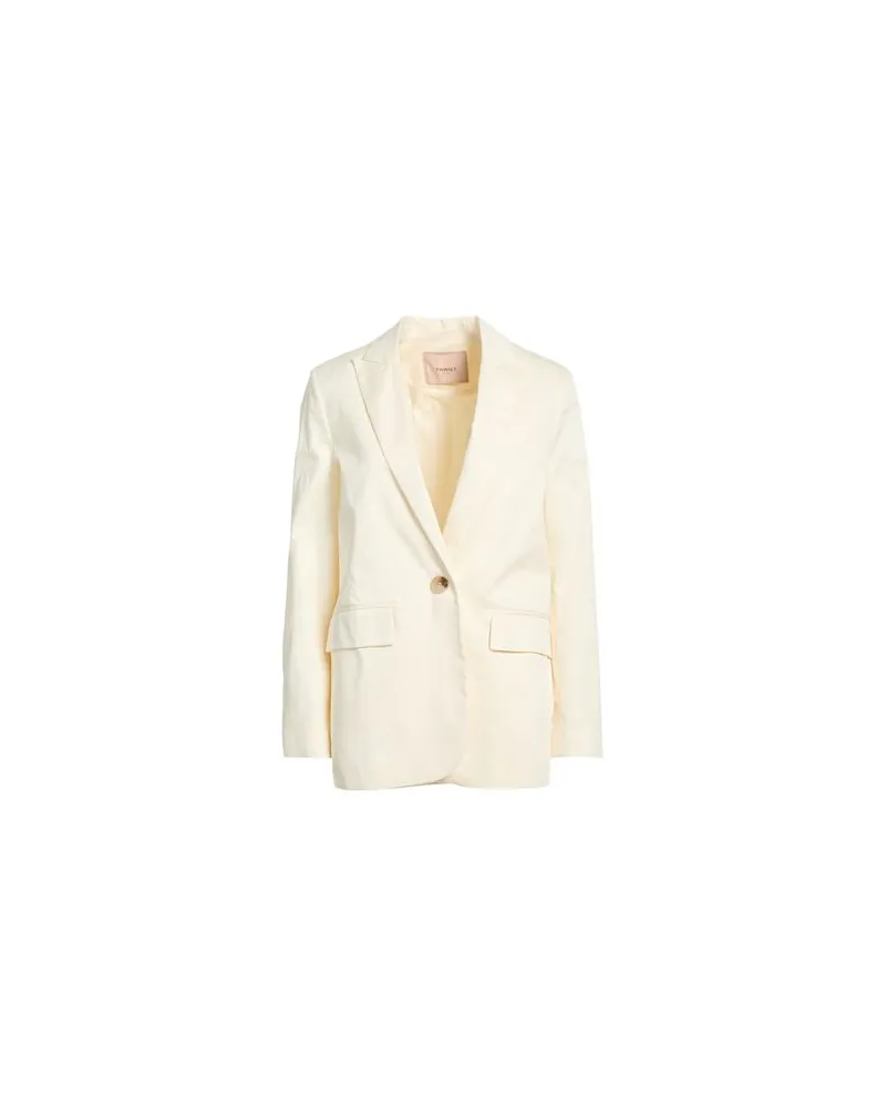 Twin-Set ANZÜGE und CO-ORDS - Blazersauf YOOX.COM Cremeweiß