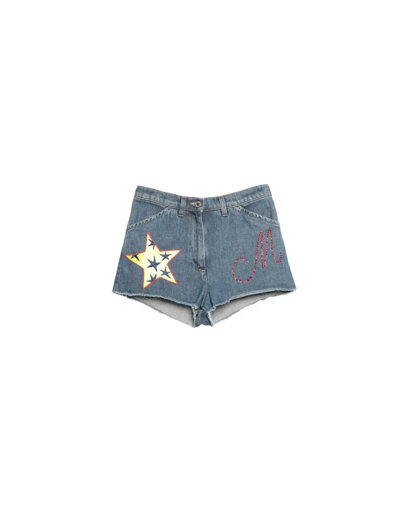 Moschino HOSEN & RÖCKE - Jeansshortsauf YOOX.COM Blau