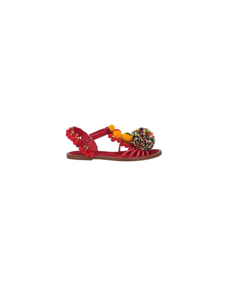 Dolce & Gabbana SCHUHE - Sandalenauf YOOX.COM Rot