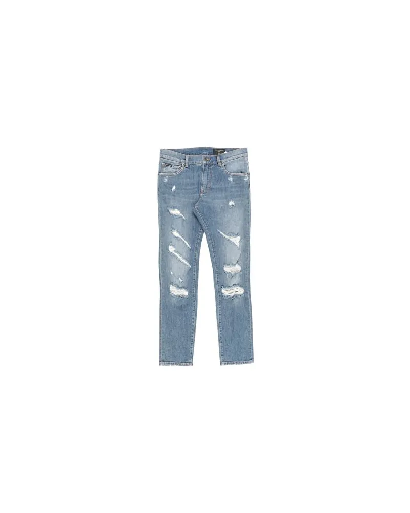 Dolce & Gabbana HOSEN & RÖCKE - Jeanshosenauf YOOX.COM Blau