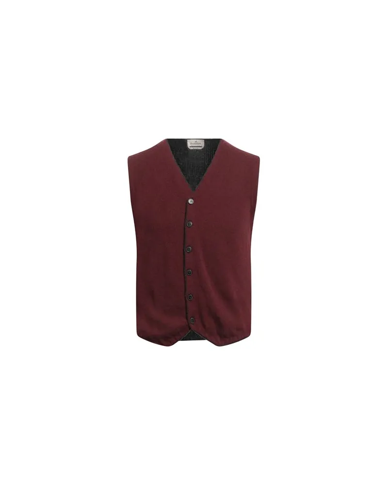 Brooksfield STRICKWAREN - Strickjackenauf YOOX.COM Bordeaux
