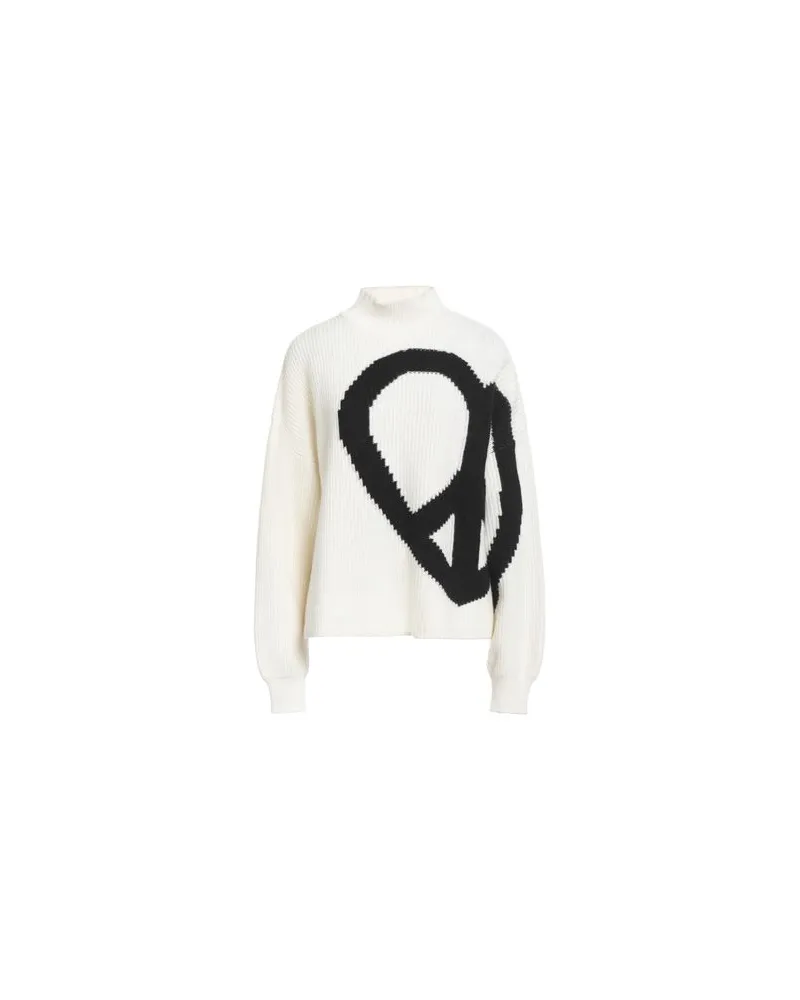 Moschino STRICKWAREN - Rollkragenpulloverauf YOOX.COM Weiß