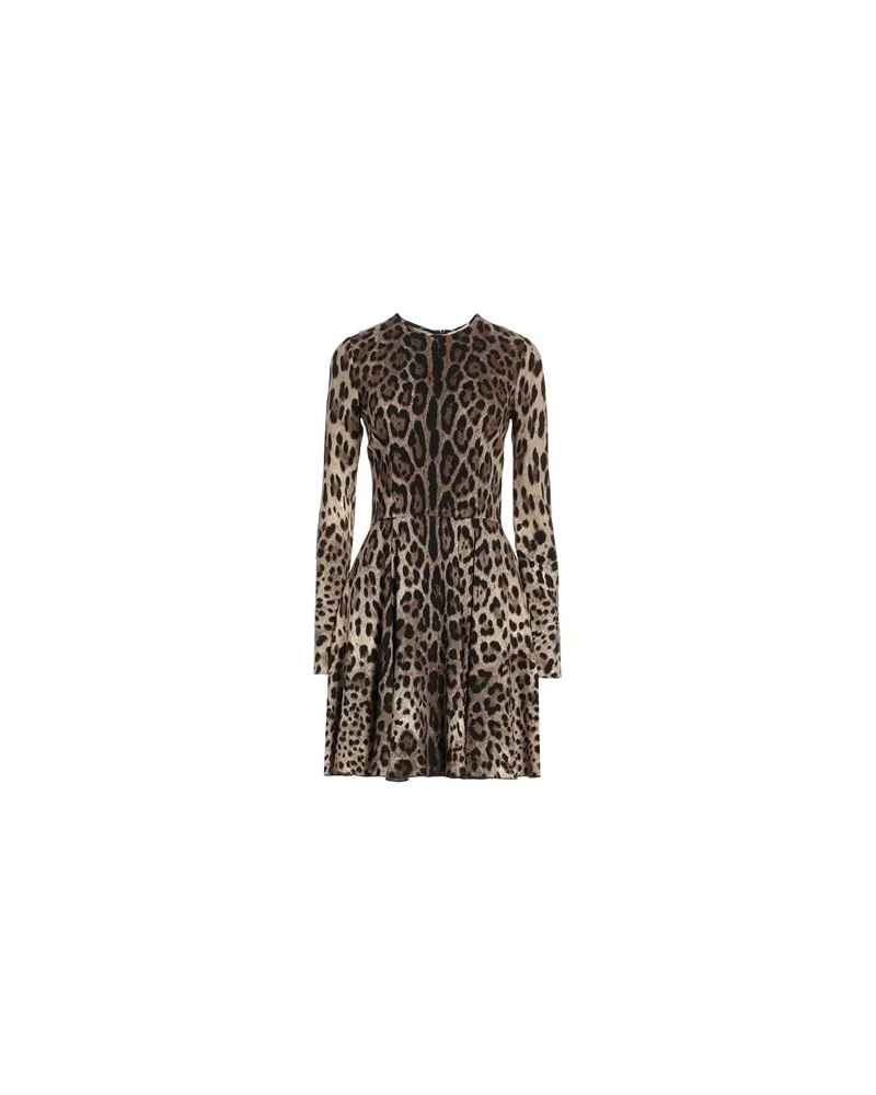 Dolce & Gabbana KLEIDER - Mini-Kleiderauf YOOX.COM Beige