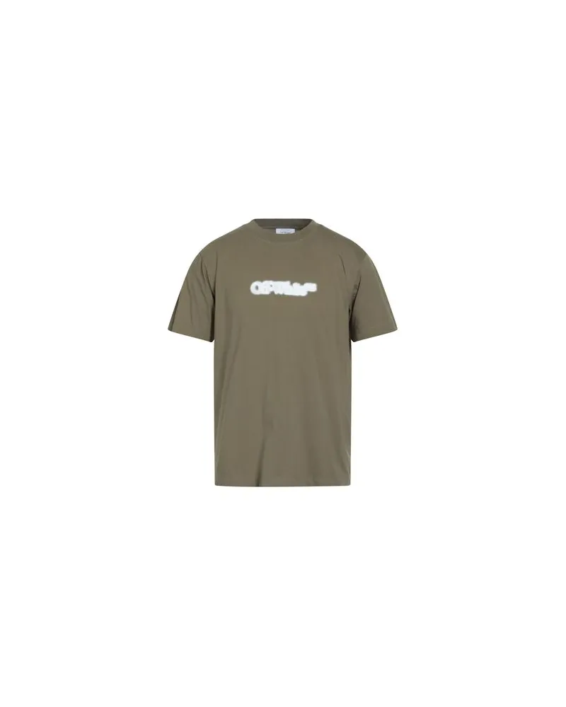 OFF-WHITE TOPS - T-shirtsauf YOOX.COM Militärgrün