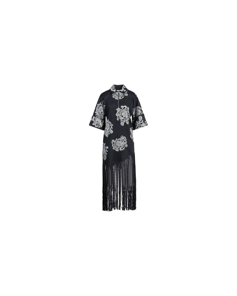Cédric Charlier KLEIDER - Maxi-Kleiderauf YOOX.COM Marineblau