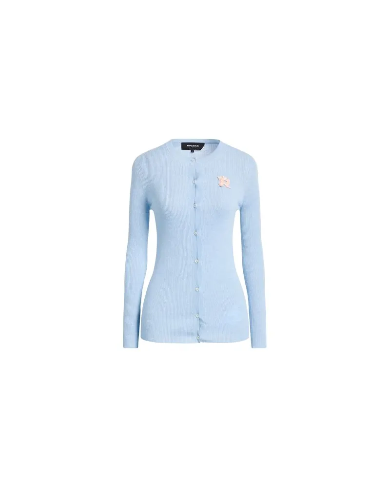 Rochas STRICKWAREN - Strickjackenauf YOOX.COM Hellblau