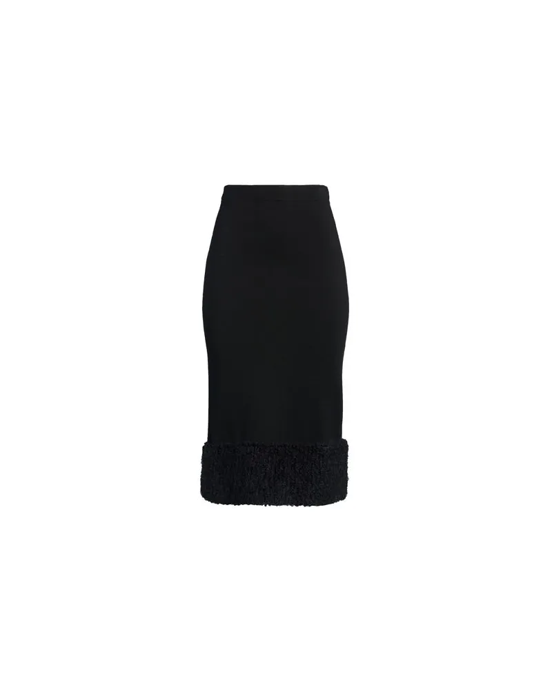 Moschino HOSEN & RÖCKE - Midi-Röckeauf YOOX.COM Schwarz