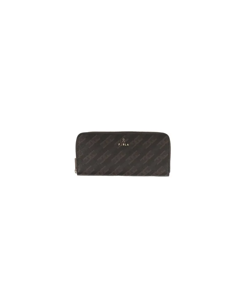 Furla Kleinlederwaren - Brieftaschenauf YOOX.COM Dunkelbraun
