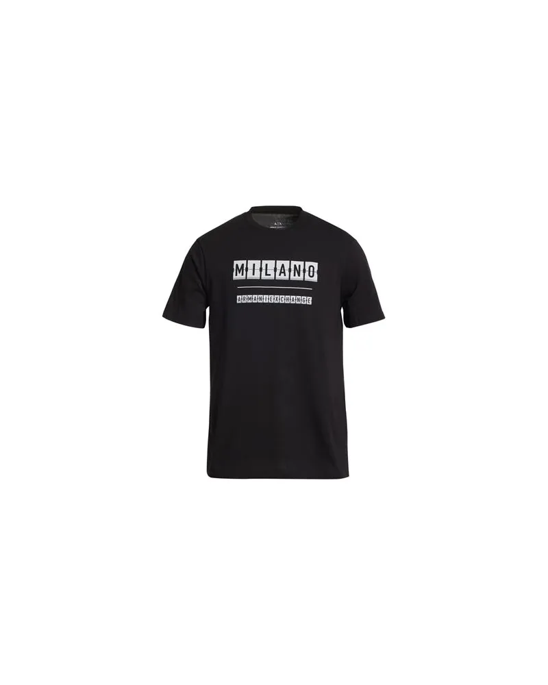 Armani Exchange TOPS - T-shirtsauf YOOX.COM Schwarz