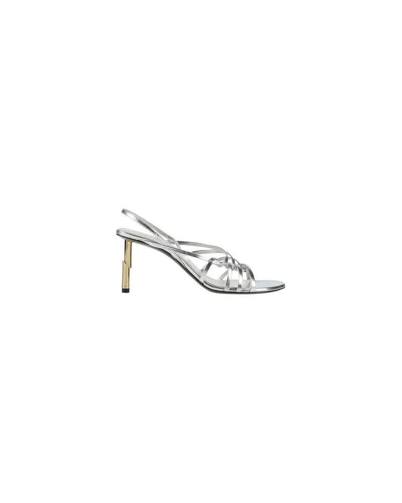 Lanvin SCHUHE - Sandalenauf YOOX.COM Silber