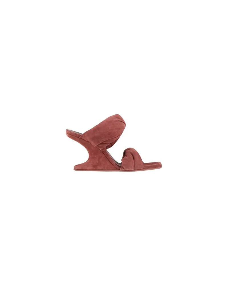 Rick Owens SCHUHE - Sandalenauf YOOX.COM Rostrot