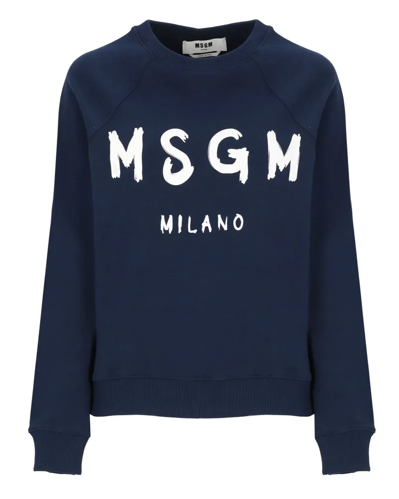 MSGM Sweatshirt Blau