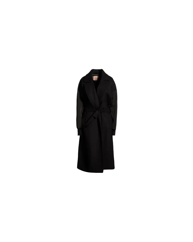 Twin-Set JACKEN & MÄNTEL - Mäntelauf YOOX.COM Schwarz