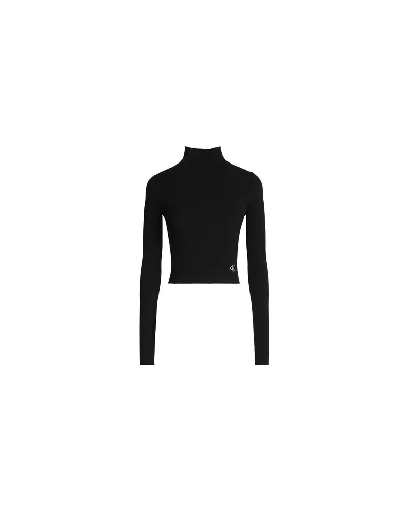 Calvin Klein STRICKWAREN - Rollkragenpulloverauf YOOX.COM Schwarz
