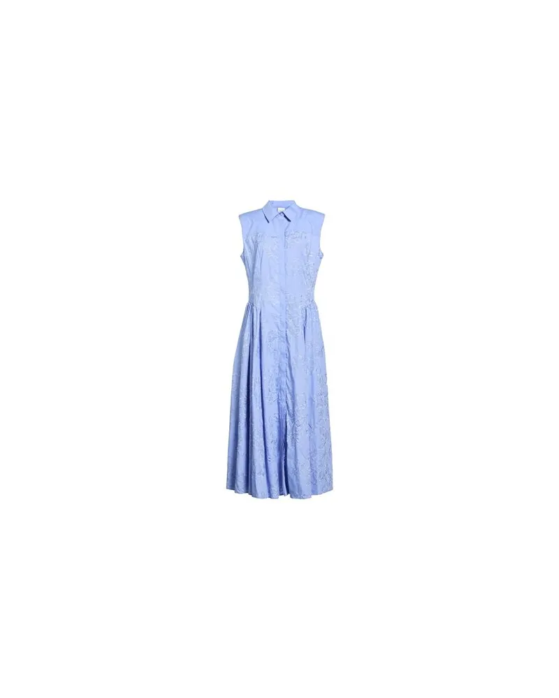 Huishan Zhang KLEIDER - Maxi-Kleiderauf YOOX.COM Hellblau