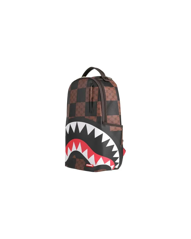 Sprayground ENLARGED CHECK PARIS DLXSV BACKPACK  - TASCHEN - Rucksäckeauf YOOX.COM Braun