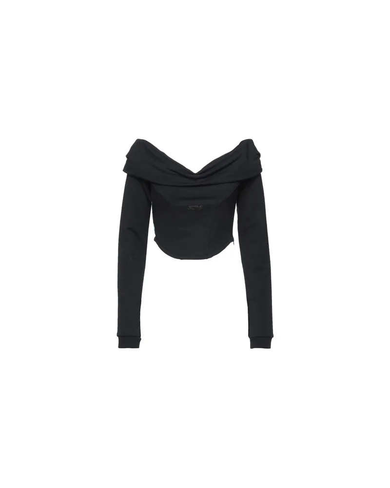 GCDS TOPS - Sweatshirtsauf YOOX.COM Schwarz