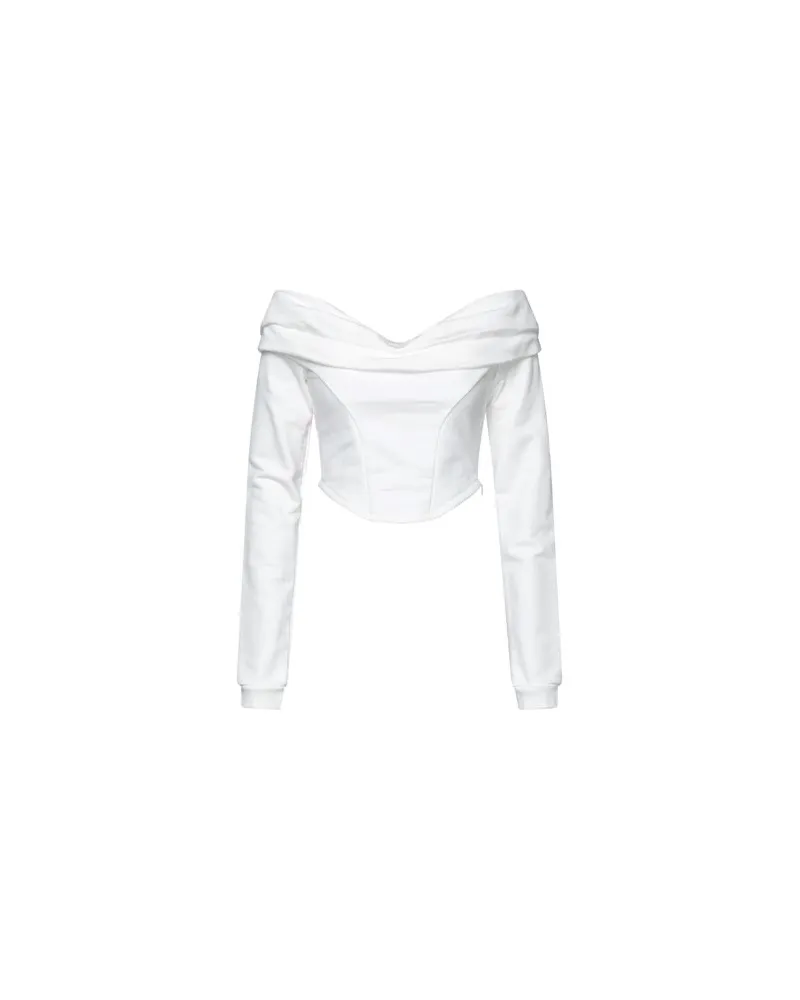 GCDS TOPS - Sweatshirtsauf YOOX.COM Weiß