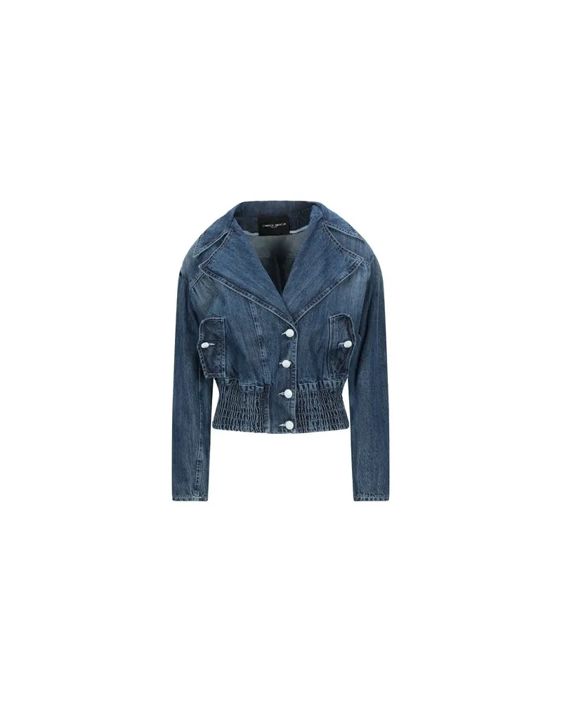 Frankie Morello JACKEN & MÄNTEL - Jeansjacken/Mäntelauf YOOX.COM Blau