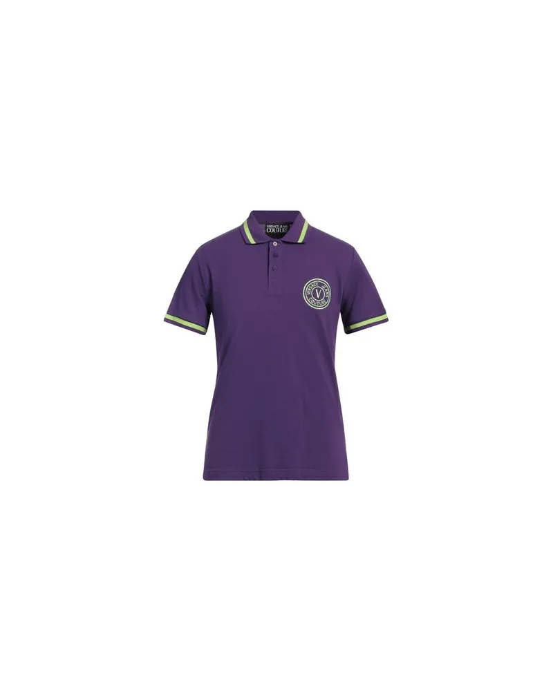 Versace Jeans TOPS - Poloshirtsauf YOOX.COM Violett