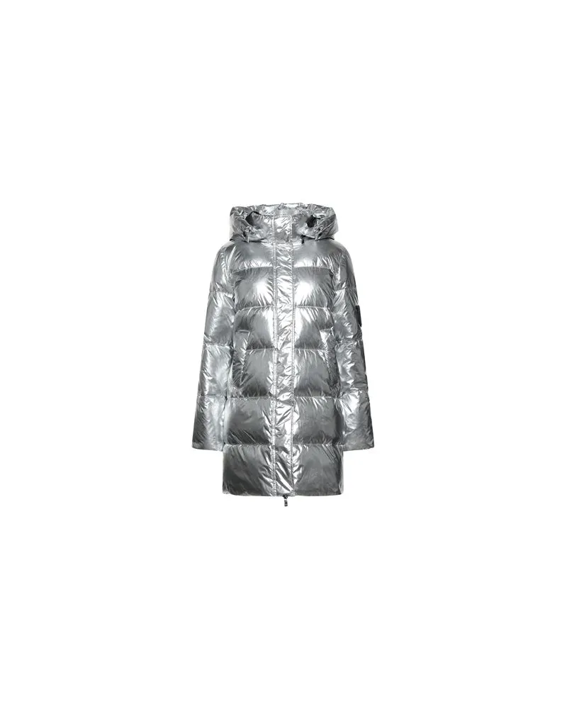 Pinko JACKEN & MÄNTEL - Pufferjacken & Daunenjackenauf YOOX.COM Silber
