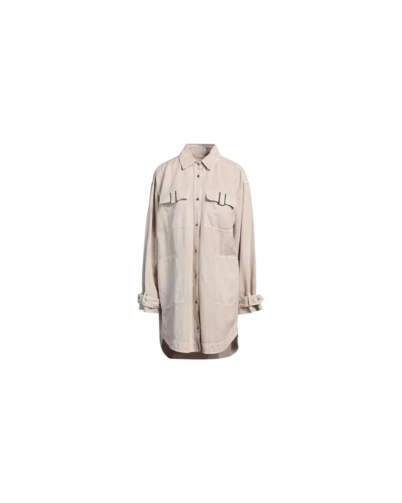 Brunello Cucinelli JACKEN & MÄNTEL - Jeansjacken/Mäntelauf YOOX.COM Beige