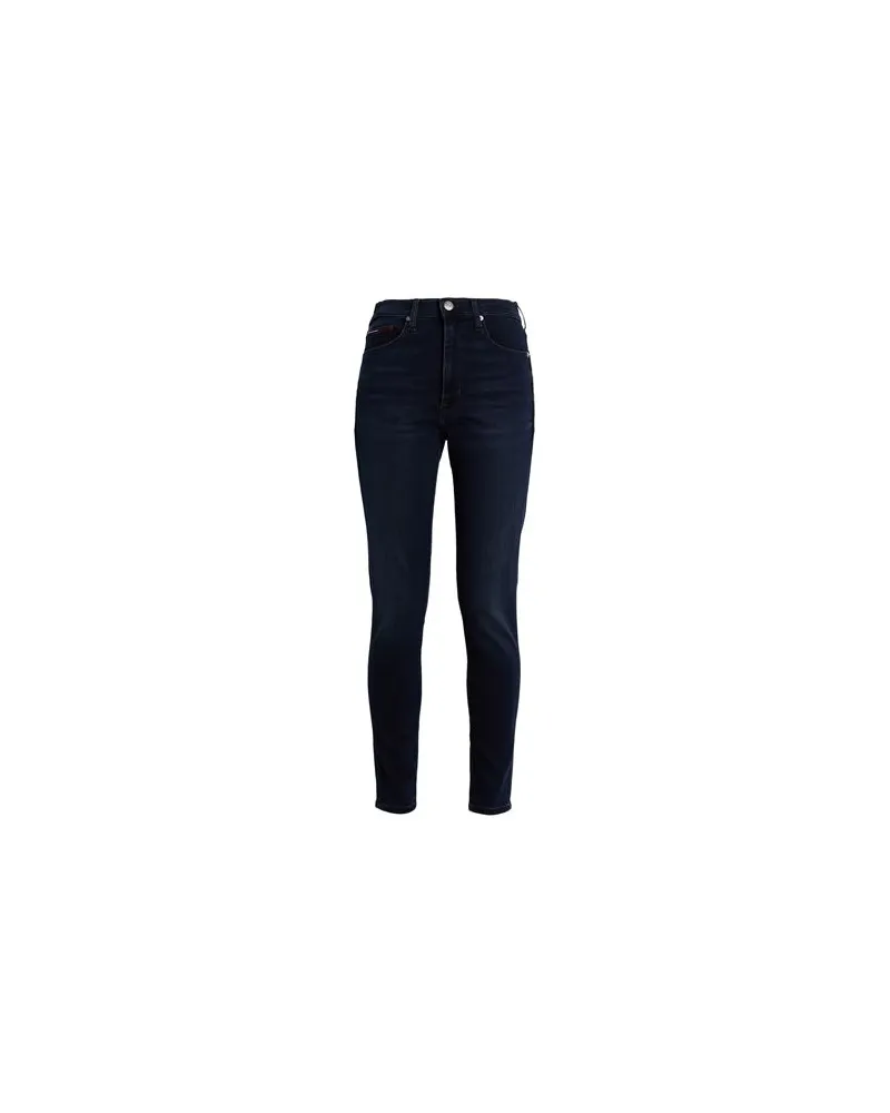 Tommy Hilfiger SYLVIA HR SKINNY BE163 JEANS  - HOSEN & RÖCKE - Jeanshosenauf YOOX.COM Blau