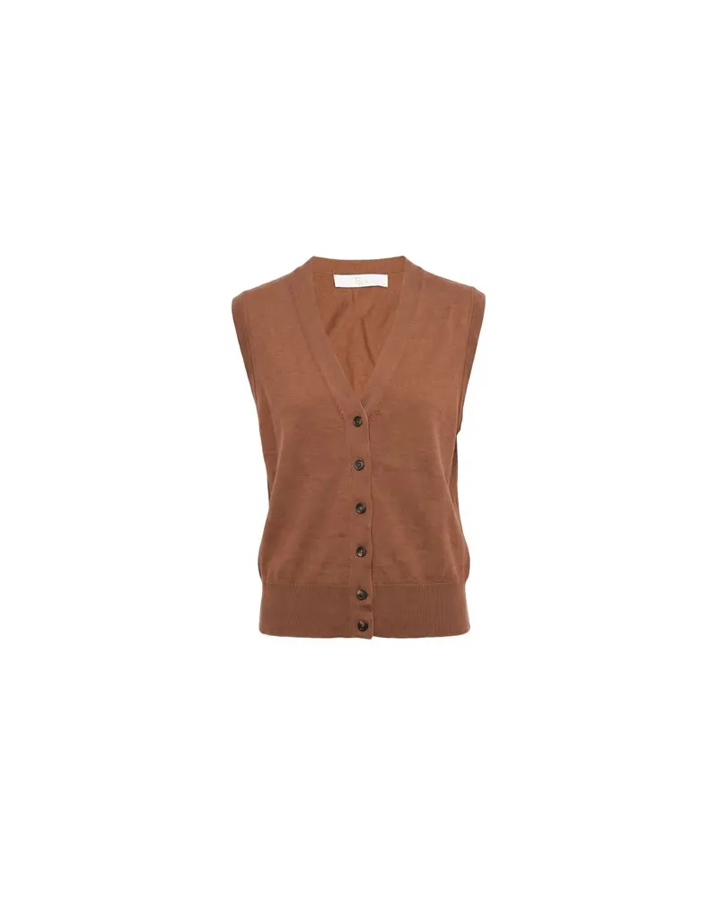 TELA STRICKWAREN - Strickjackenauf YOOX.COM Braun