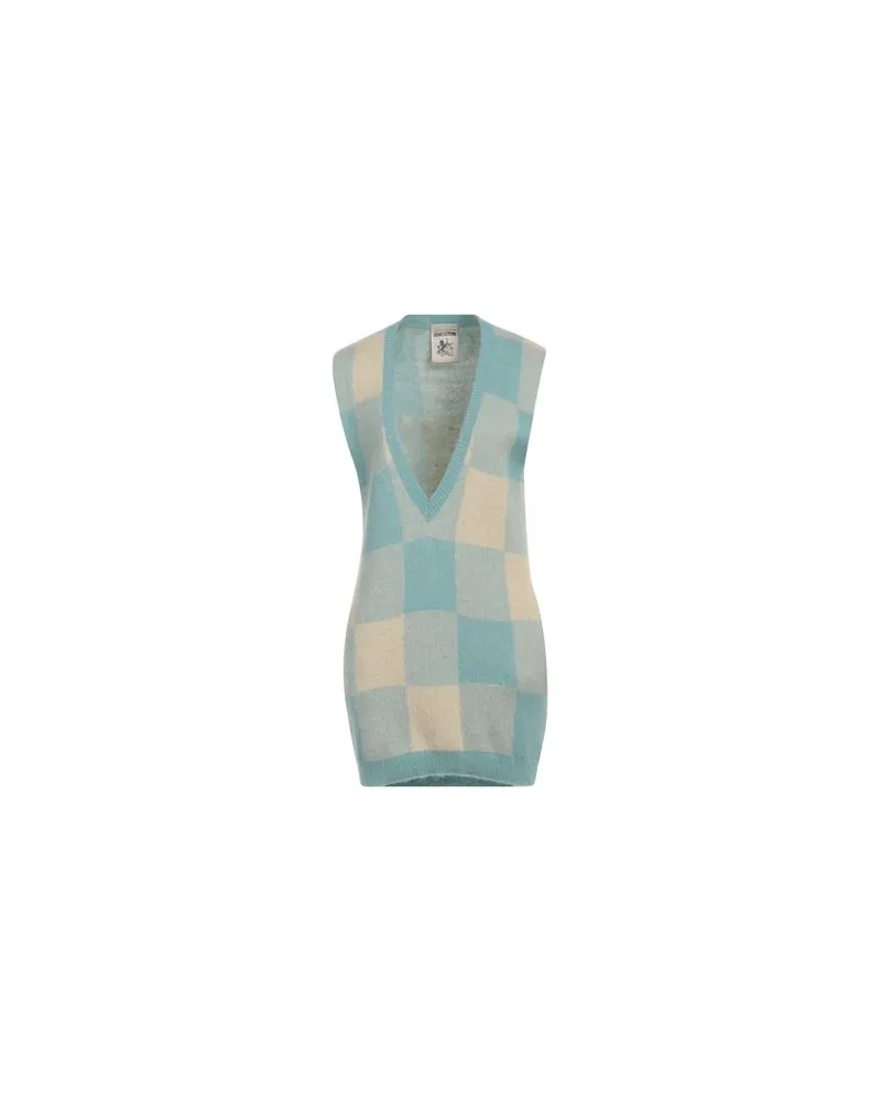 Semicouture STRICKWAREN - Pulloverauf YOOX.COM Himmelblau