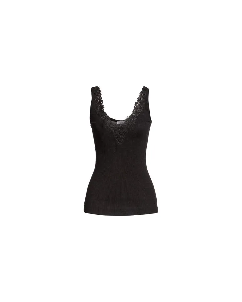 Brunello Cucinelli TOPS - Tank Topsauf YOOX.COM Schwarz