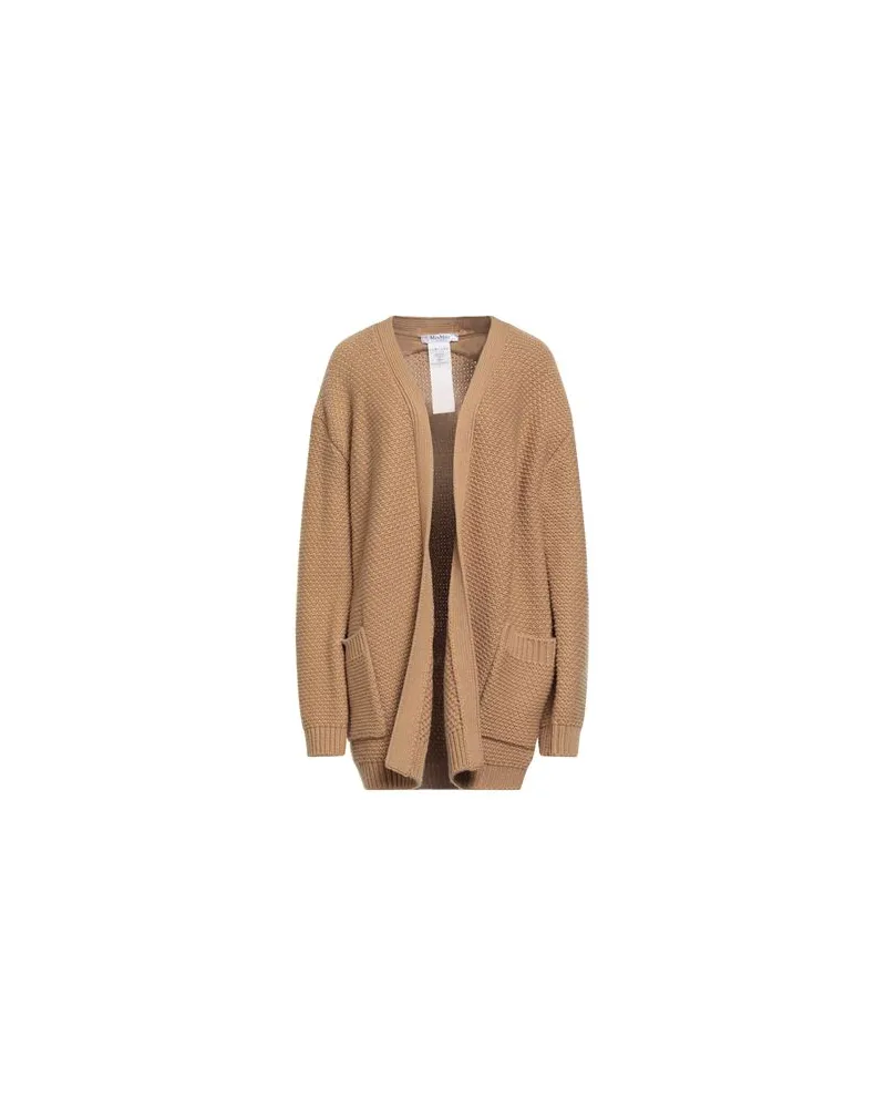 Max Mara SFILATA - STRICKWAREN - Strickjackenauf YOOX.COM Kamel