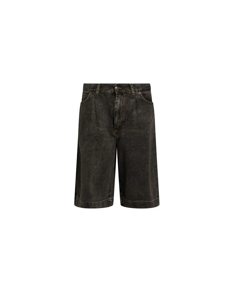 8PM HOSEN & RÖCKE - Jeansshortsauf YOOX.COM Grau