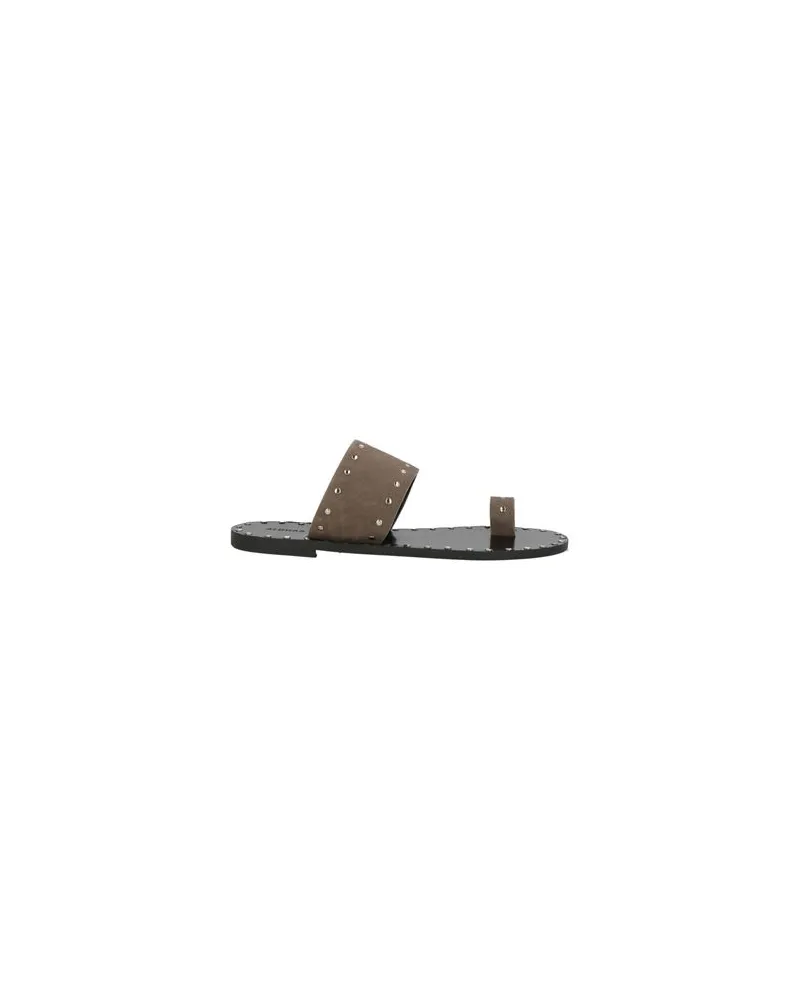 Alohas SCHUHE - Zehentrennerauf YOOX.COM Braungrau