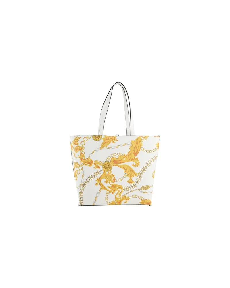 Versace Jeans TASCHEN - Schultertaschenauf YOOX.COM Cremeweiß