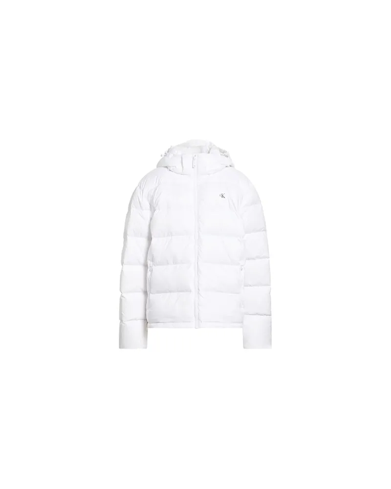 Calvin Klein JACKEN & MÄNTEL - Pufferjacken & Daunenjackenauf YOOX.COM Weiß