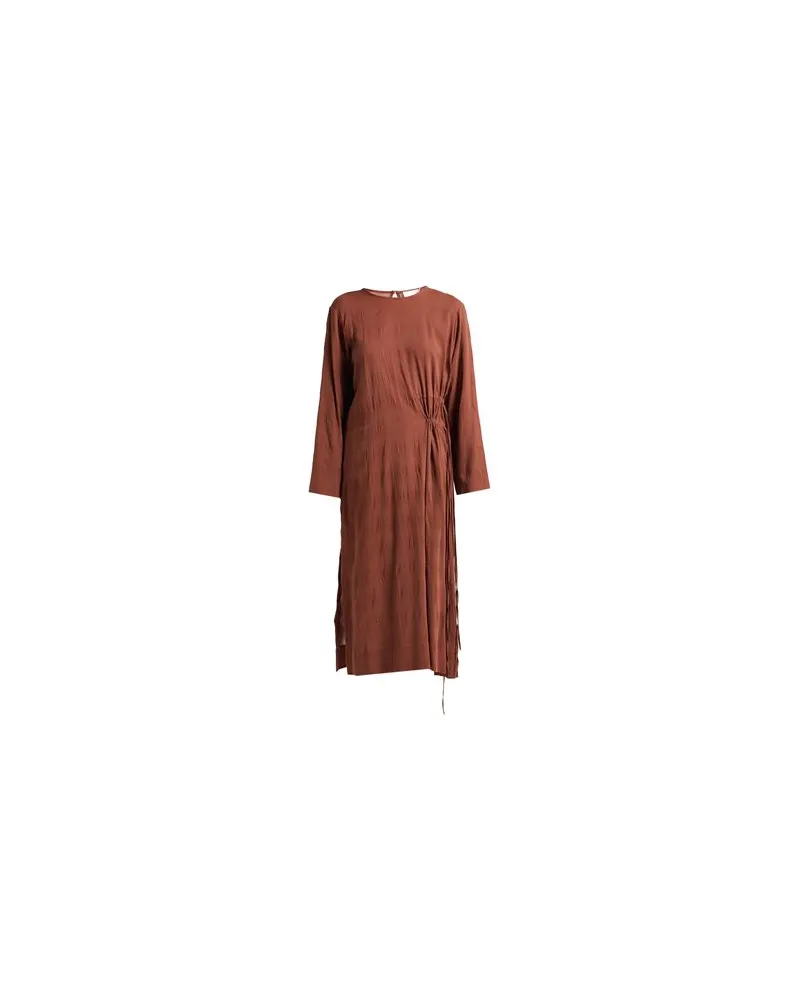 Elvine KLEIDER - Midi-Kleiderauf YOOX.COM Braun