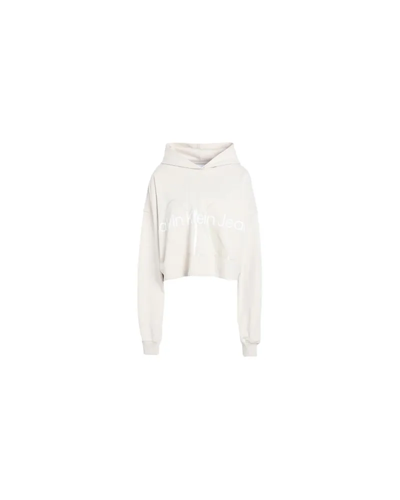 Calvin Klein TOPS - Sweatshirtsauf YOOX.COM Elfenbein