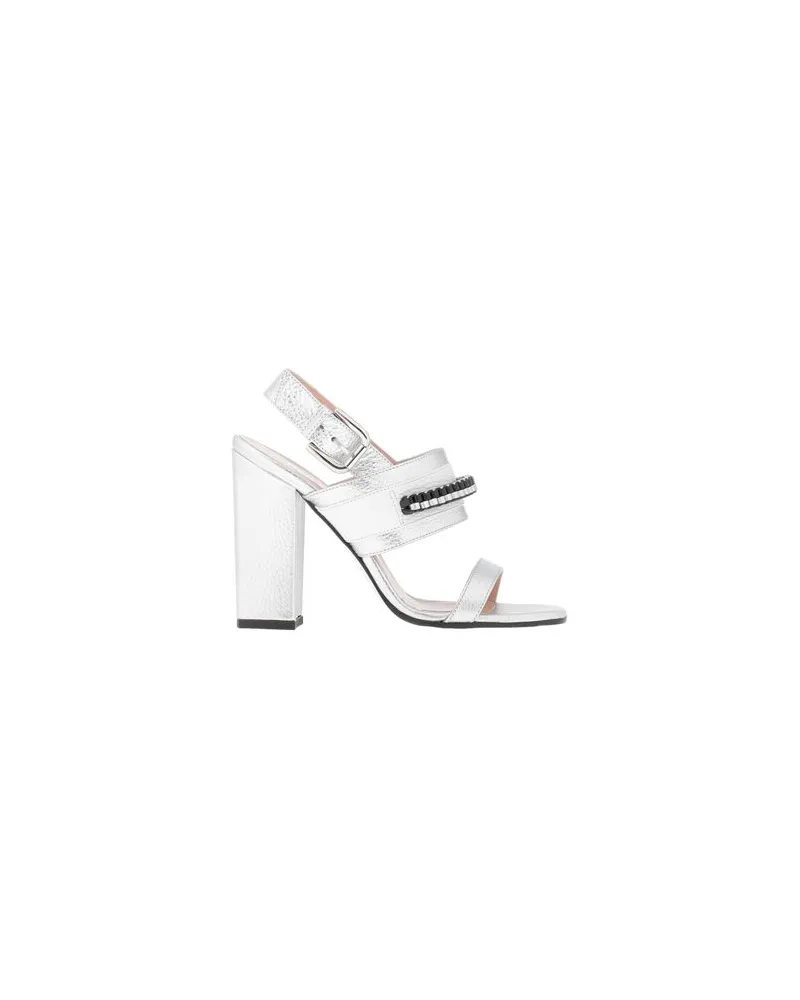 Pollini SCHUHE - Sandalenauf YOOX.COM Silber