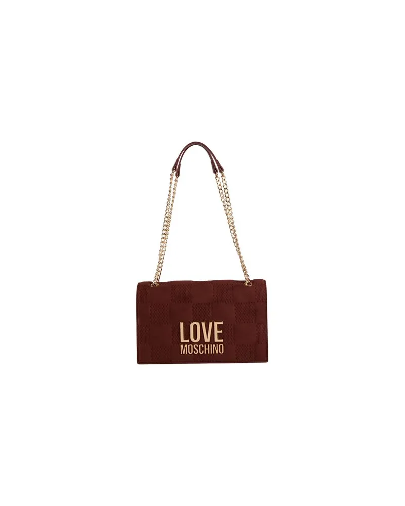 Moschino TASCHEN - Schultertaschenauf YOOX.COM Lederfarben