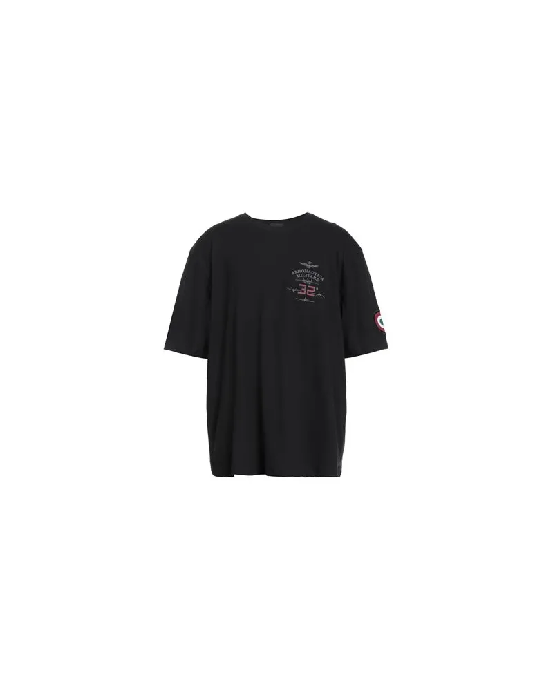 Aeronautica Militare TOPS - T-shirtsauf YOOX.COM Schwarz