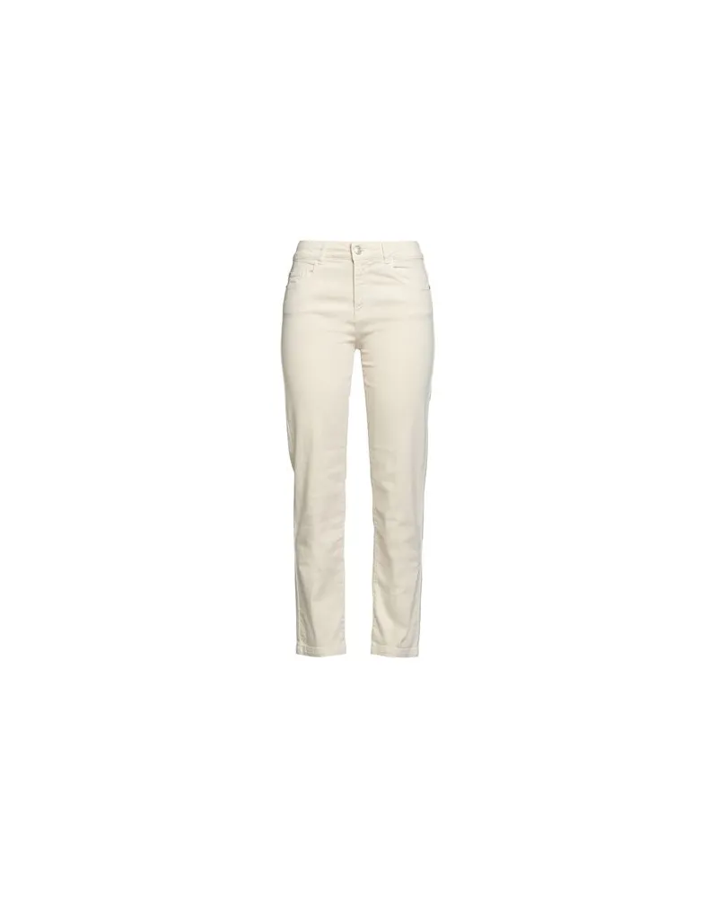 NENETTE HOSEN & RÖCKE - Jeanshosenauf YOOX.COM Cremeweiß