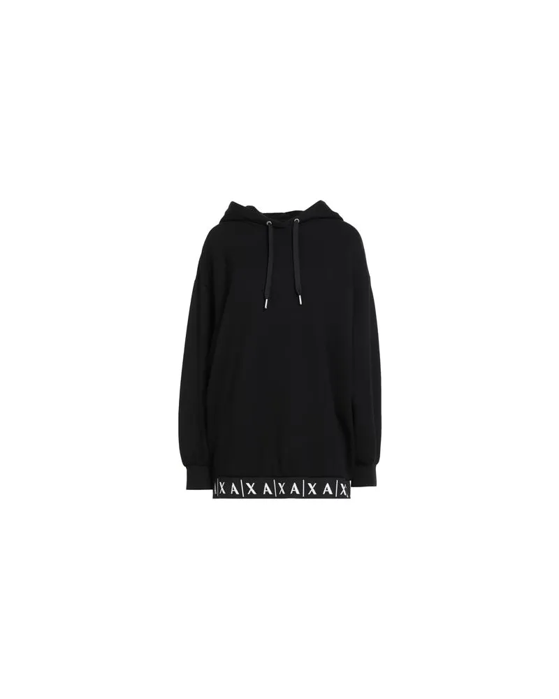 Armani Exchange TOPS - Sweatshirtsauf YOOX.COM Schwarz