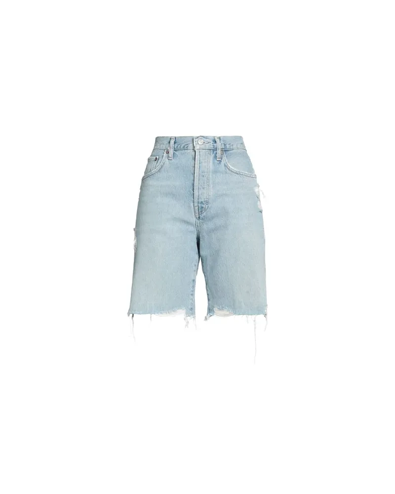 AGOLDE HOSEN & RÖCKE - Jeansshortsauf YOOX.COM Blau