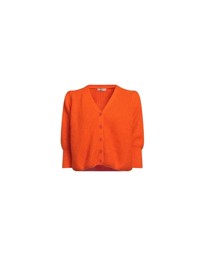 Fracomina STRICKWAREN - Strickjackenauf YOOX.COM Orange